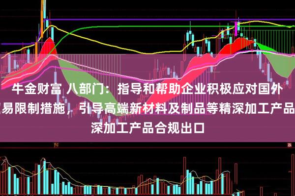 牛金财富 八部门:指导和帮助企业积极应对国外不合理贸易限制措施,引导高端新材料及制品等精深加工产品合规出口
